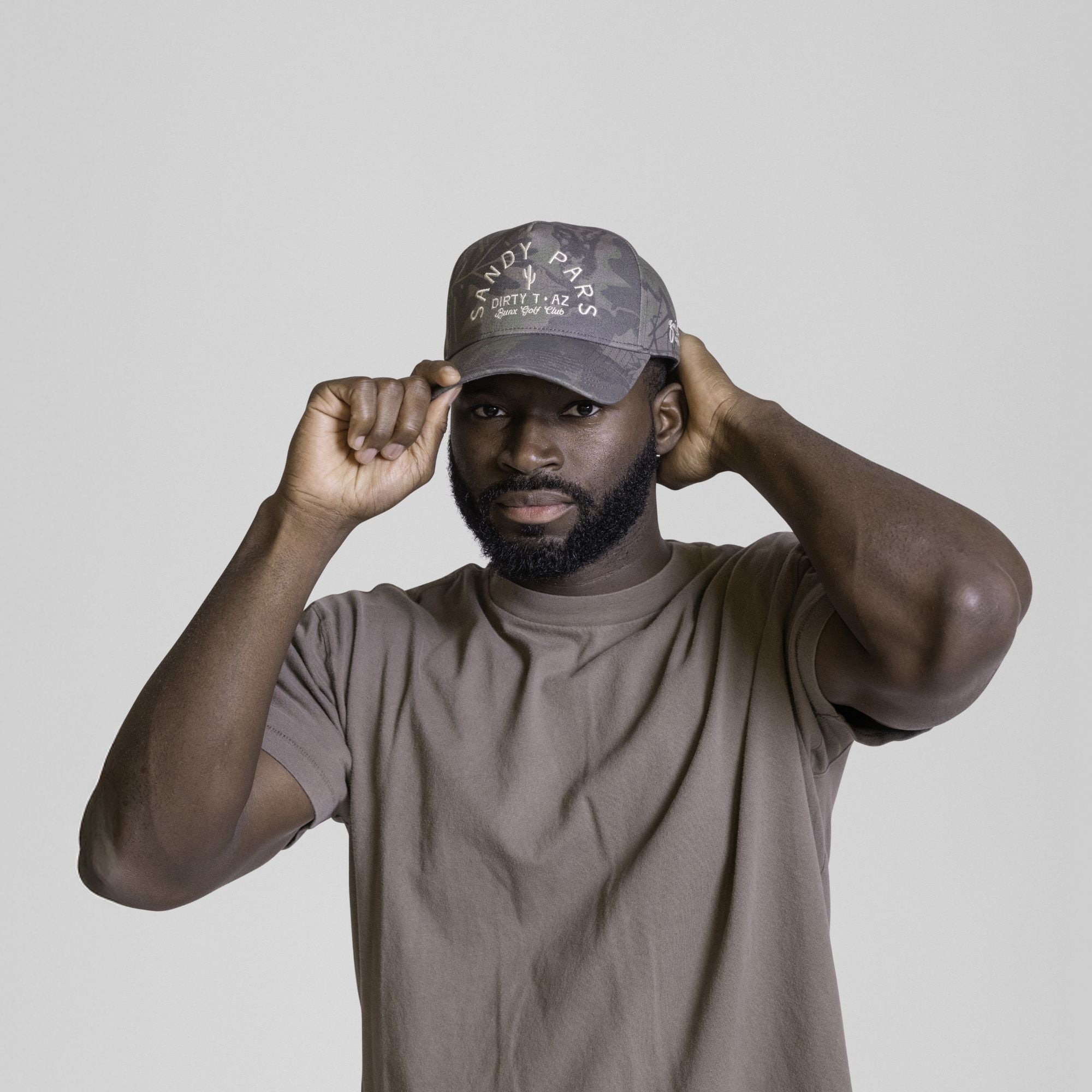 BUNX GOLF Sandy Pars Hat | Desert 5 Panel Snapback