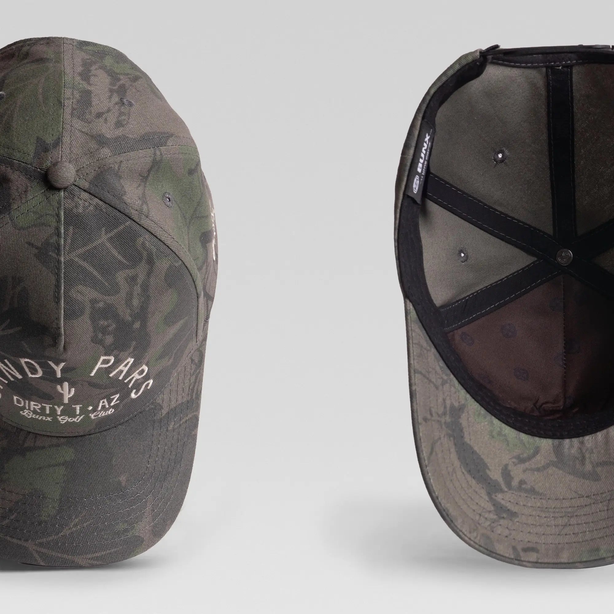 BUNX GOLF Sandy Pars Hat | Desert 5 Panel Snapback